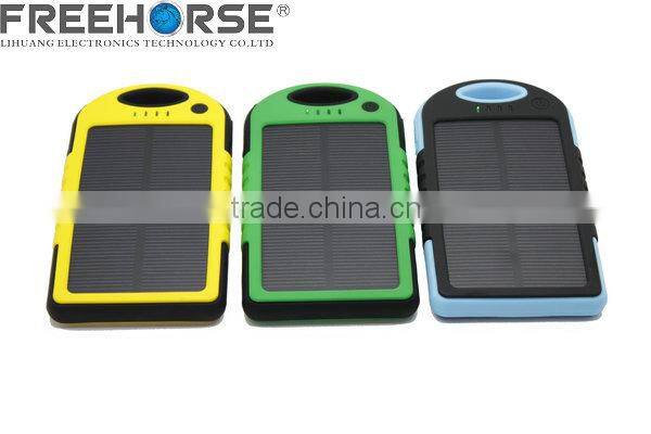 Solar battery charger solar portable battery charger cell phone charger 10000mah