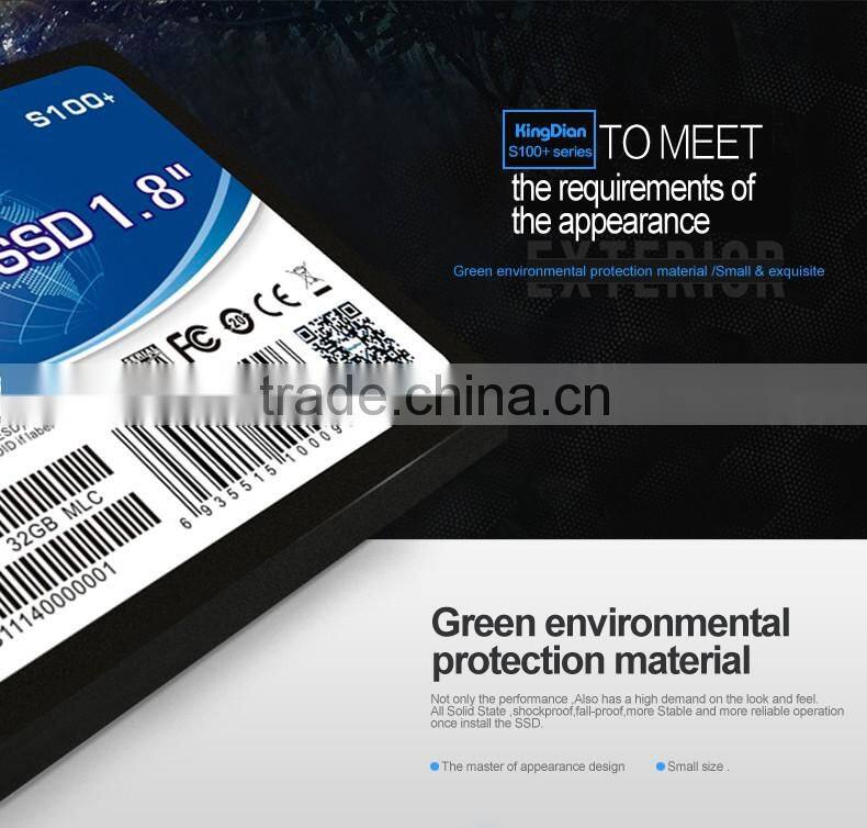 KingDian 2.5' SATAII 32GB Original Brand Solid State Drive SSD hard drive testing equipment (S100 32GB)
