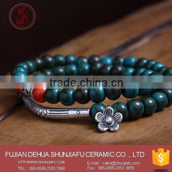 Ceramic jewelry chain bracelet accessories by hand