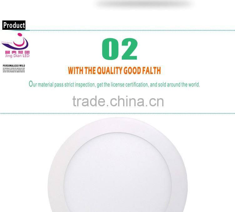 High Quality CE&RoHS 18W round led panel light