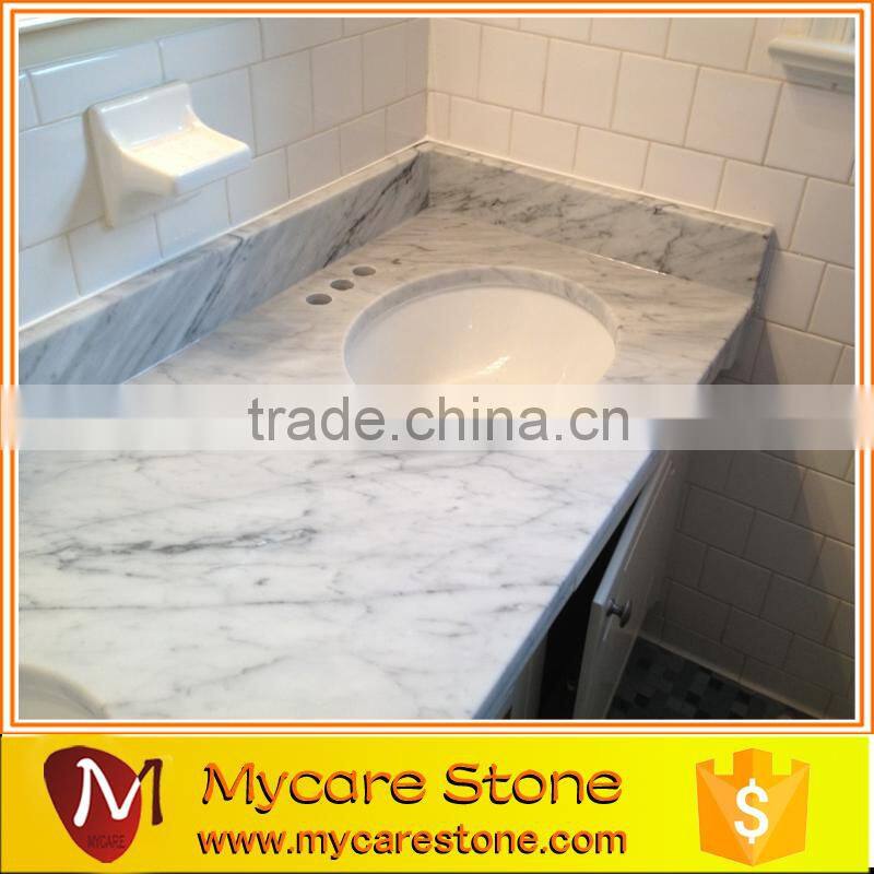 Italy white carrara marble wholesales vanity top