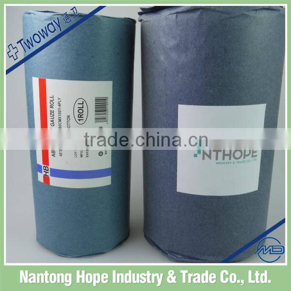 12" x 12" 12ply medical sterile laparotomy sponge with blue loop