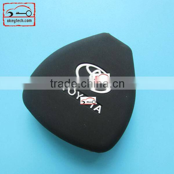 Okeytech silicone key cover Toyota Camry 4 buttons silicone key cover for silicone car key cover