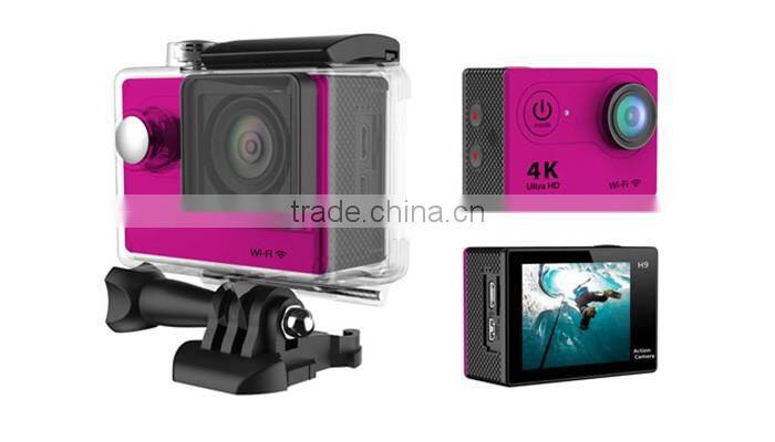 4K action camera 2-inch screen 1080p 60fps underwater mini h9 camera