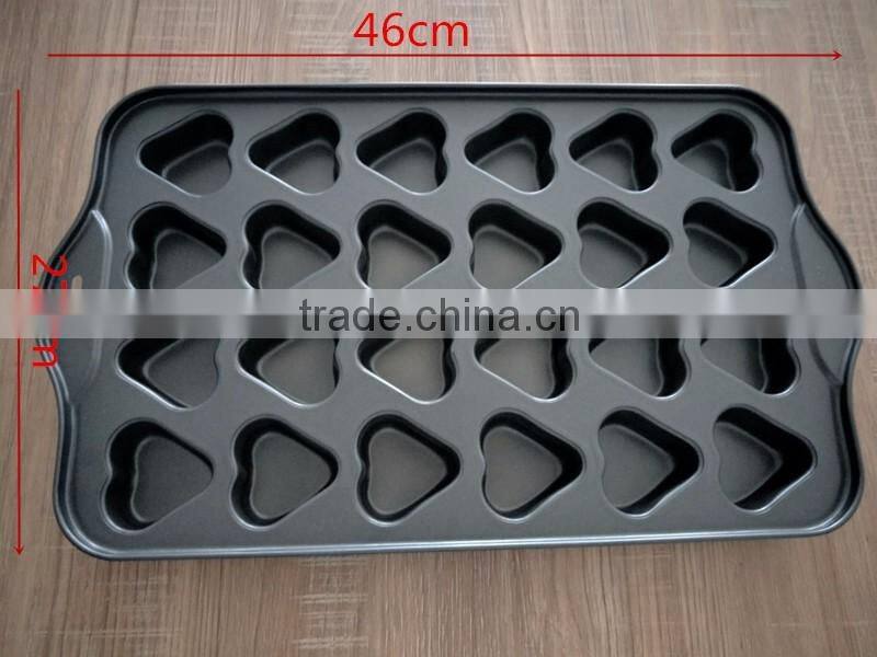 carbon steel cupcake pan non-stick muffin pan cake pan with loose base