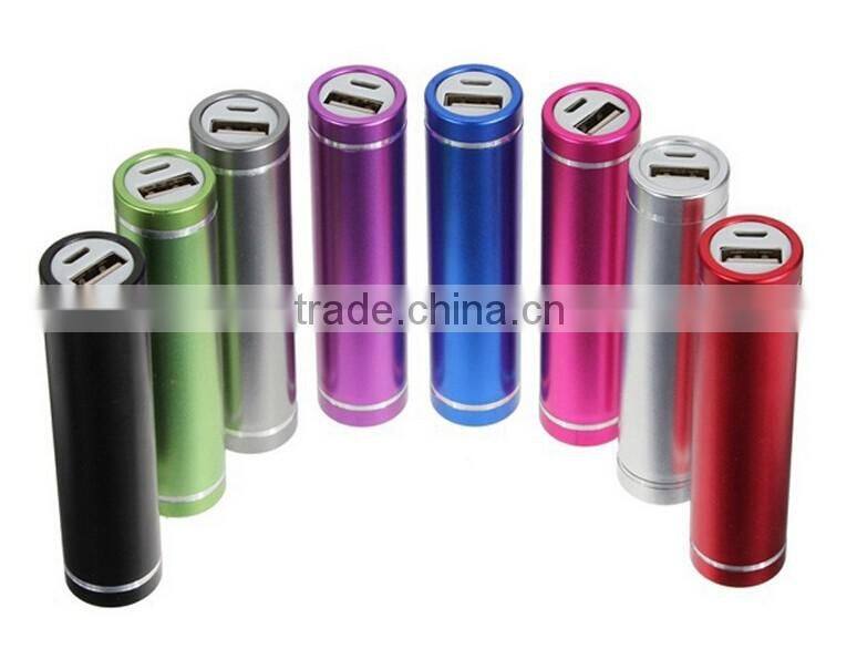2016 New Design Promotion Gift Mini Protable 2600mah Power Bank