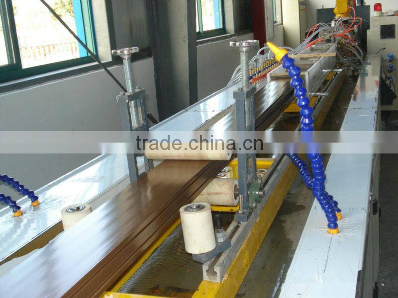 PVC window frame machine / wood plastic composite profile machine / making equipment