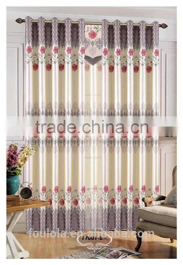China print curtain fabric ready stock curtain fabric printed curtain fabric