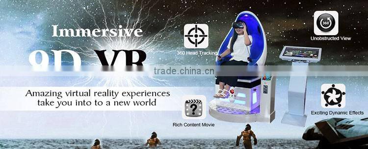 3D Glasses Virtual Reality 1-3 seats egg 9D Cinema equipment 9dvr