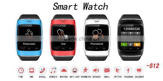 Bluetooth Smart Watch S12 direct factory wholesaler mobile phone/china mobile phone spare parts/good looking mobile phone