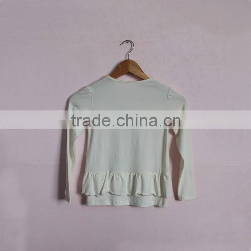 new brand print t-shirts girls long sleeve roupa infantil princess children cartoon clothing kids wear nova 05