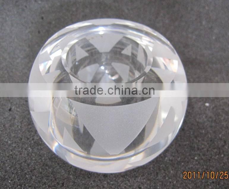 Gold crystal lamp shade