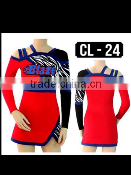 Sexy sublimation cheerleading uniforms, cheer dance costumes