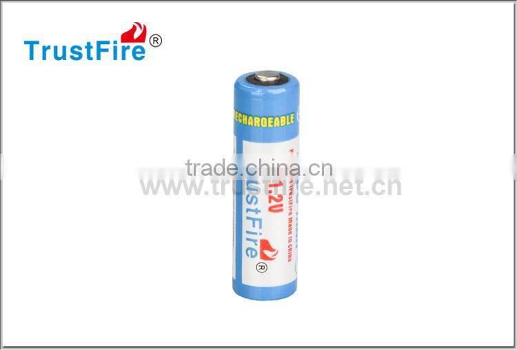 Trusfire original AA 2500 ni-mh 1.2V rechargeable battery button top