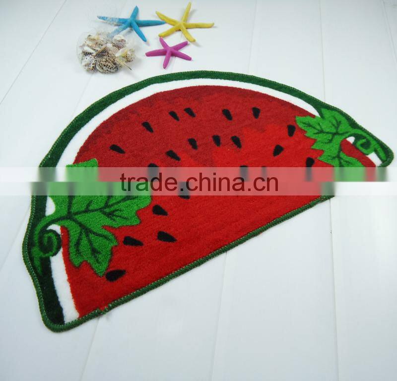 Cartoon print door mat high watermelon logo mat