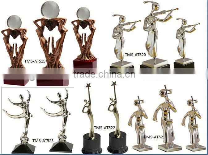 custom resin soccer trophy