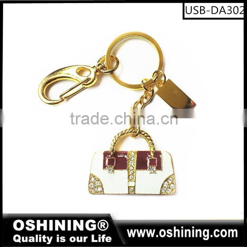 2016 Best selling Jewelry Metal USB flash Drive usb pen drive 8gb(USB-DA306)