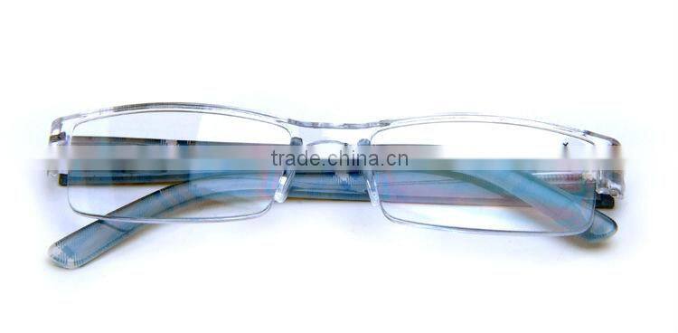 2014 high grade cheap plastic reading glasses with case