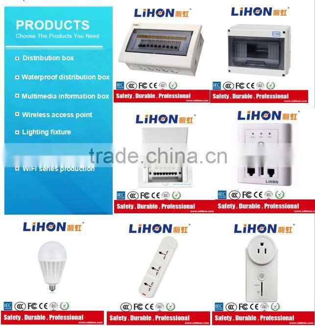 13 way metal base transparent cover power distribution box with more knockouts