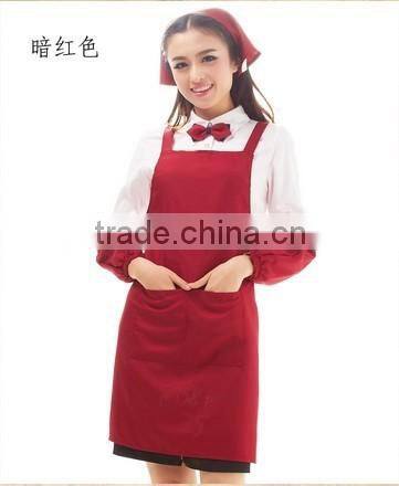 Kitchen cheap custom logo bib cooking apron