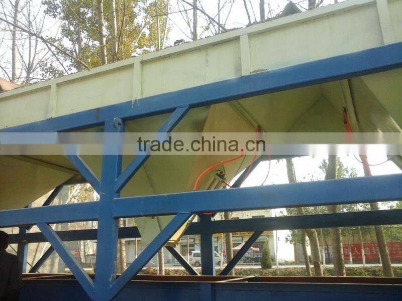 concrete batching hopper PL1600Q used for concrete mixing plant