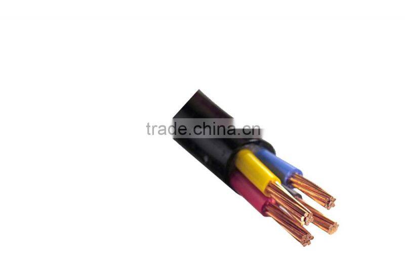 China 4 core Copper insulated electrical power cable power cable 4x35mm2