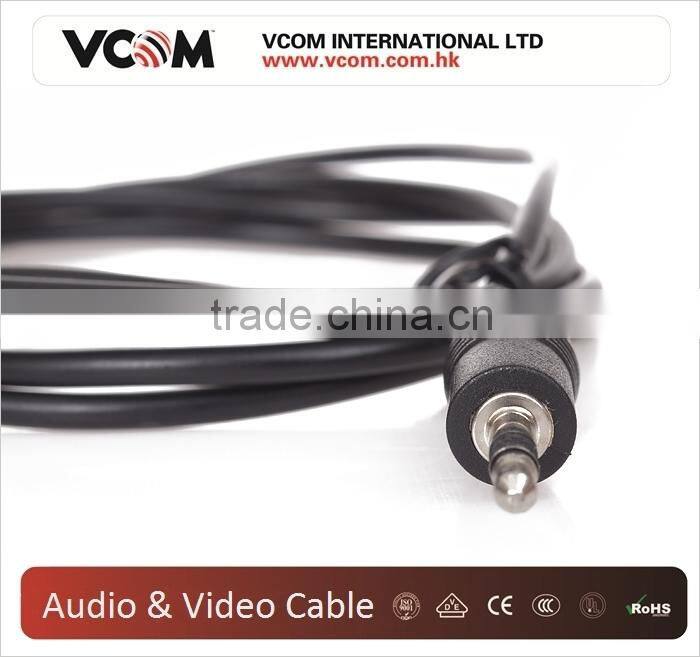 2015 Top Selling 3.5mm Stereo Male to Female Audio Aux Cable