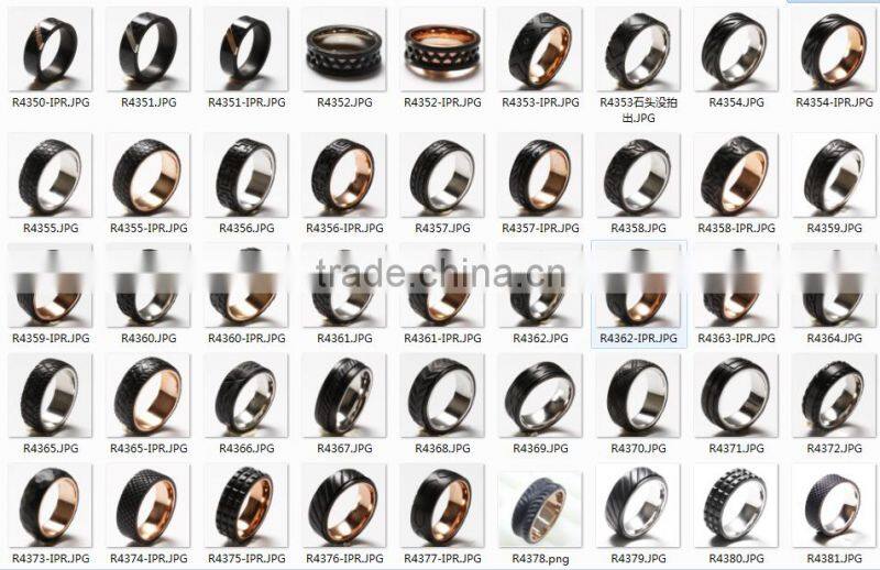 8mm New carbon fiber polished carved IPR for men 2016