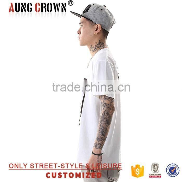 OEM Service 100 Cotton Short Sleeve White T Shirts With Wholesale
