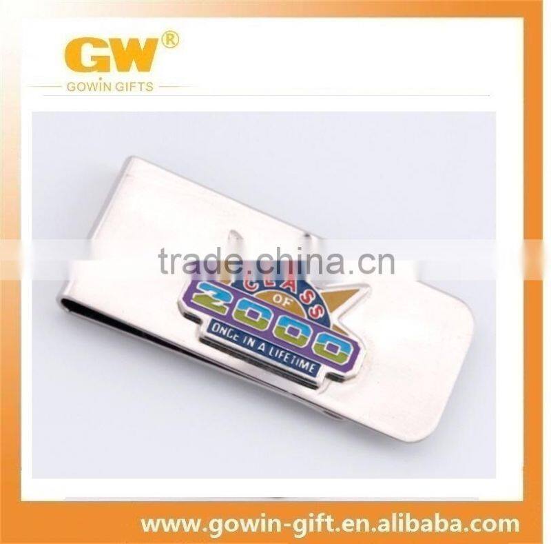 Custom metal promotional etching money clip
