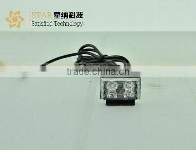 4 PCS mini auto led warning emergency grill light XN-286-8