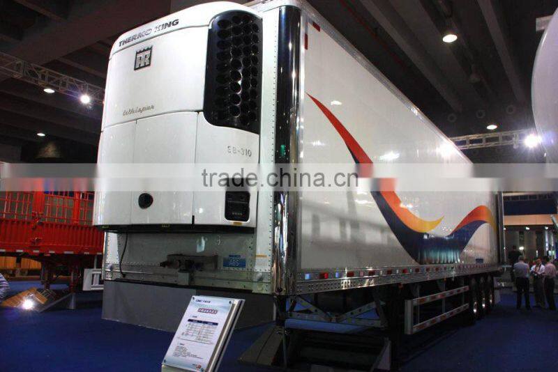 2015 New 30-50tons freezer truck trailer refrigerated trailer freezer van trailer for sale
