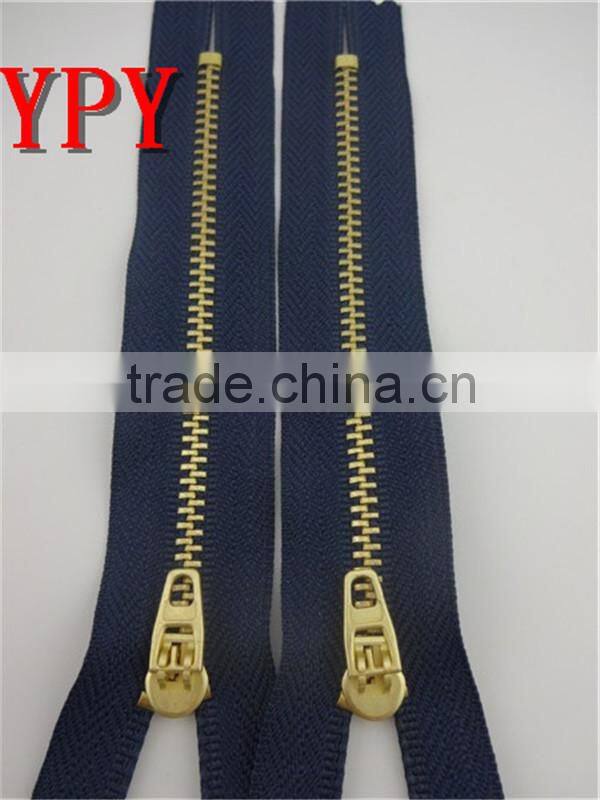 standard bottom metal zipper