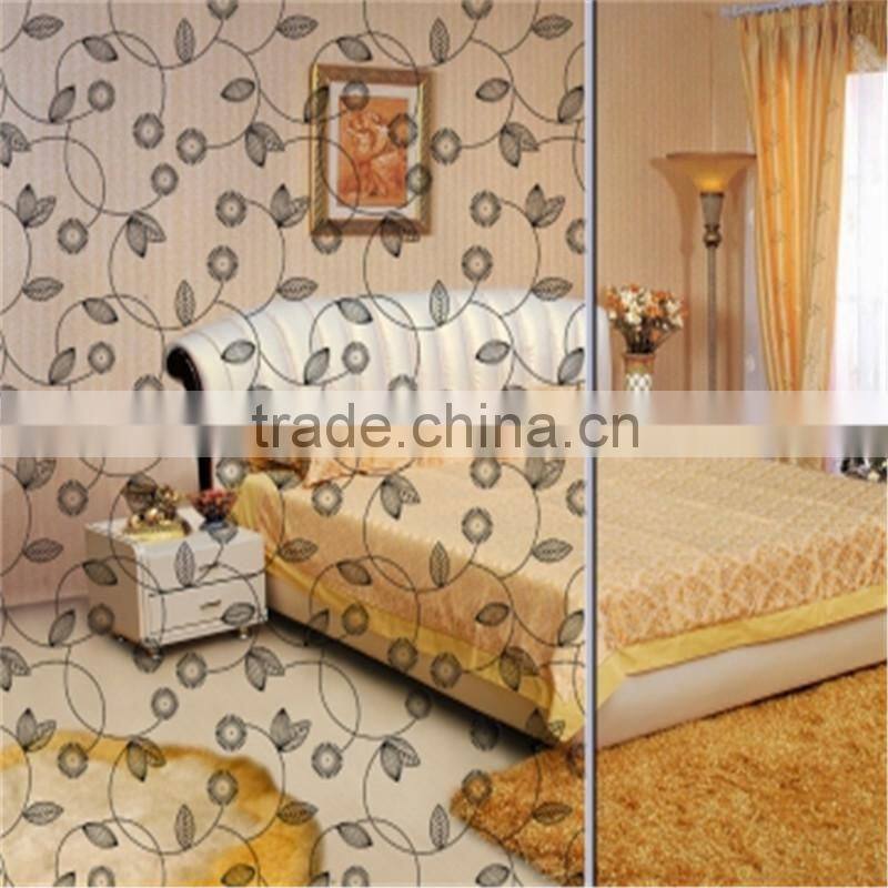 partition glass/ wall glass/titanium plated color glass/TJ/CJ-golden leaf