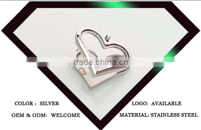 Online Wholesale Shop Heart Glass Locket Necklace