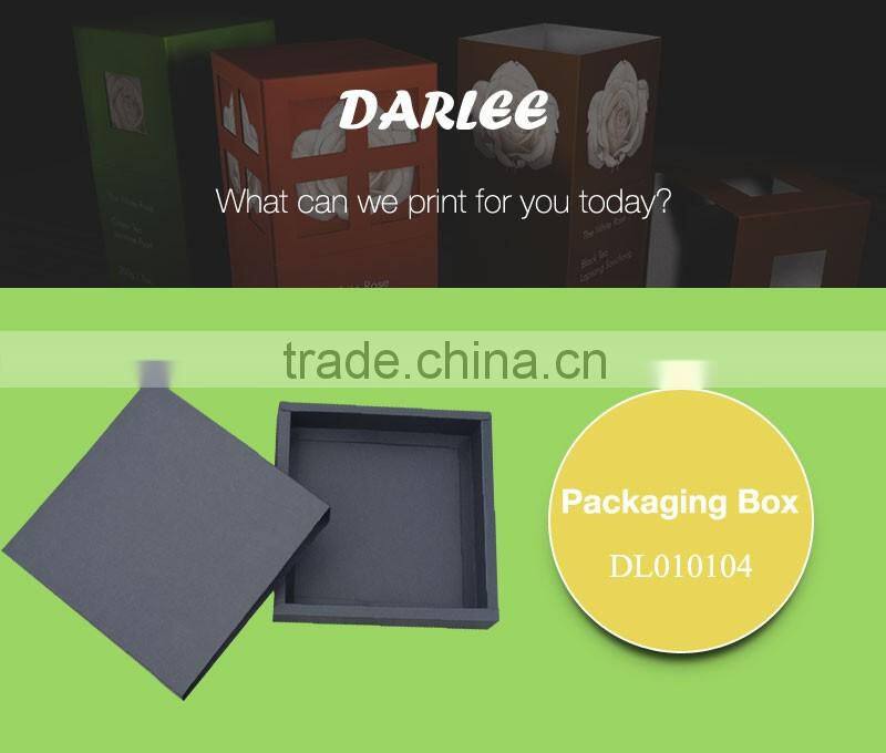 Hot selling slide shape black custom drawer boxes cardboard gift boxes