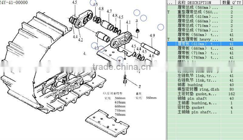 GOOD QUALITY LOW PRICE bulldozer shoe for shantui SD32