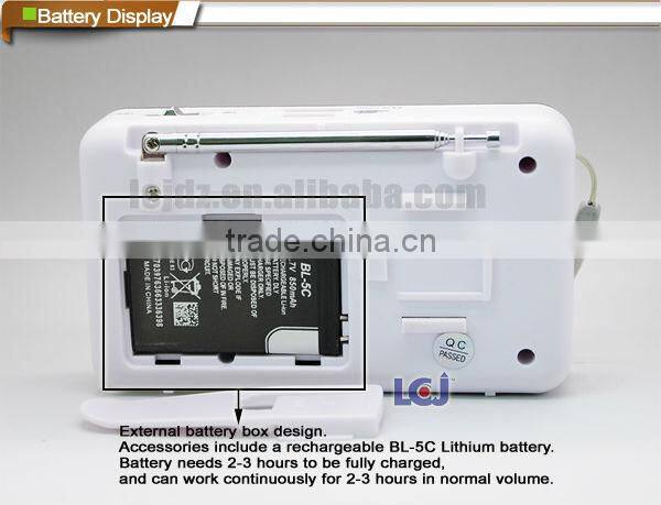 L-938 Fashion smartphone mini speaker with fm radio mp3 player