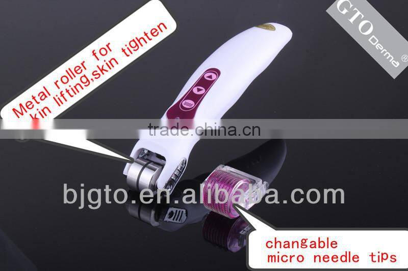2014 newest skin care fine titanium led derma roller