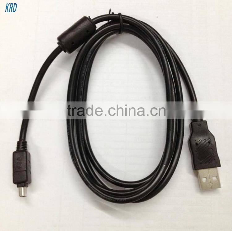 Camera USB Data Cable 12Pin Charging Cable For Olympus CB-USB5 / CB-USB6FE SP Stylus Series