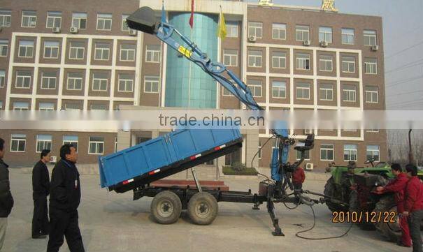 CE certificate Hydraulic Log Trailer with Crane