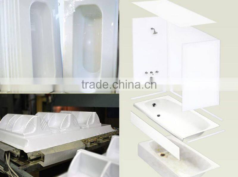 recycled hard white abs plastic sheet for bathtub and shower tray sanitary ware