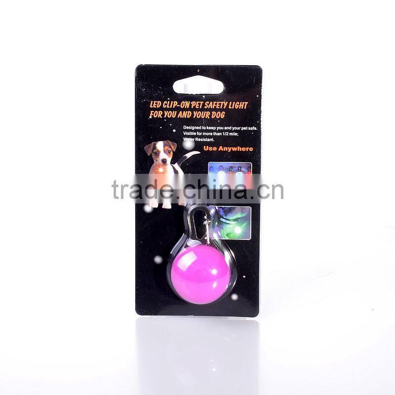 2015 new year led flash dog tag