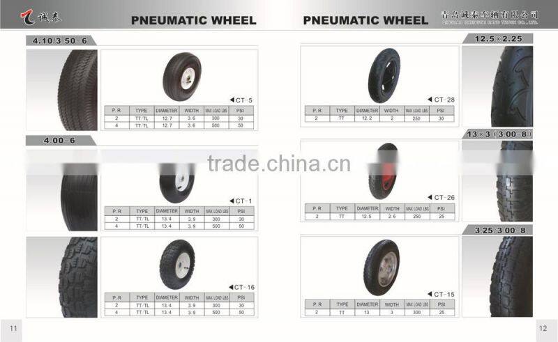 Super 400-8 Pneumatic Rubber Wheel for Kenda