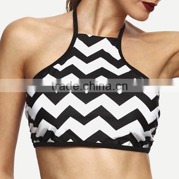 OEM accept sexy women high waist swim wear