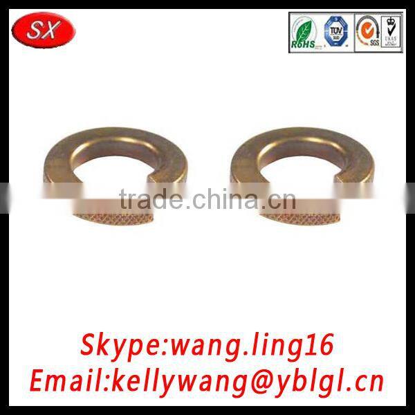 Custom Anodized Orange Color Aluminum Washers, High Pressure Washer, Round Rubber Washer