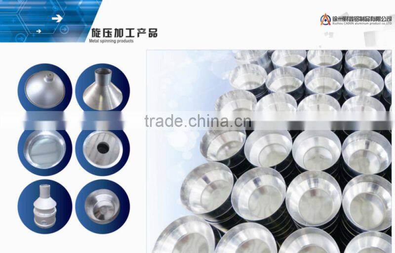 Aluminum spinned lampshade, aluminum cover with high quality