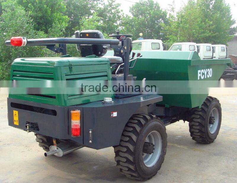 FCY30 3 TON loading mini tipper, small dumper for sale, with cabin or sunshade