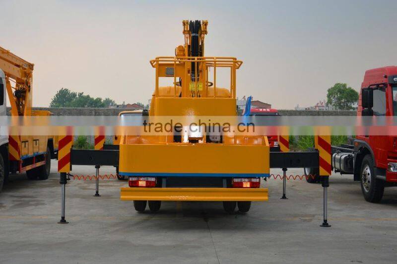 factory directly sale Dongfeng 16~18m high working truck with one and half cab