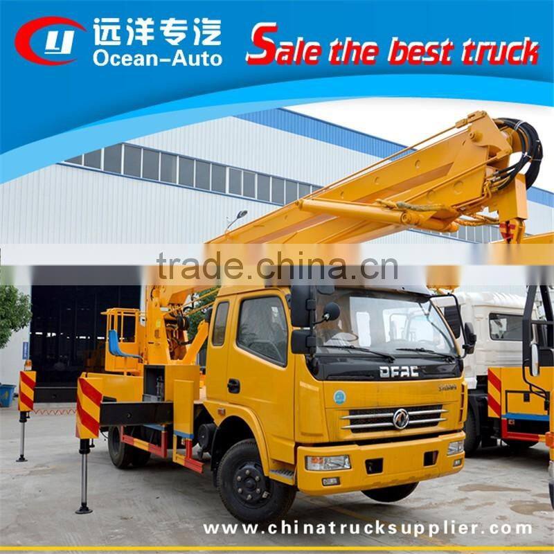 Dongfeng 18m aerial platform truck ,hydraulic lift platform truck